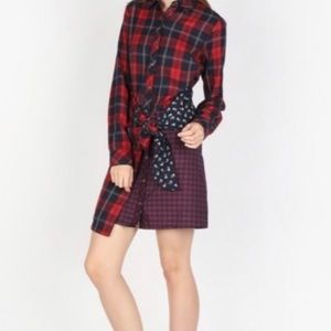 NWT Hope Ave Plaid dress